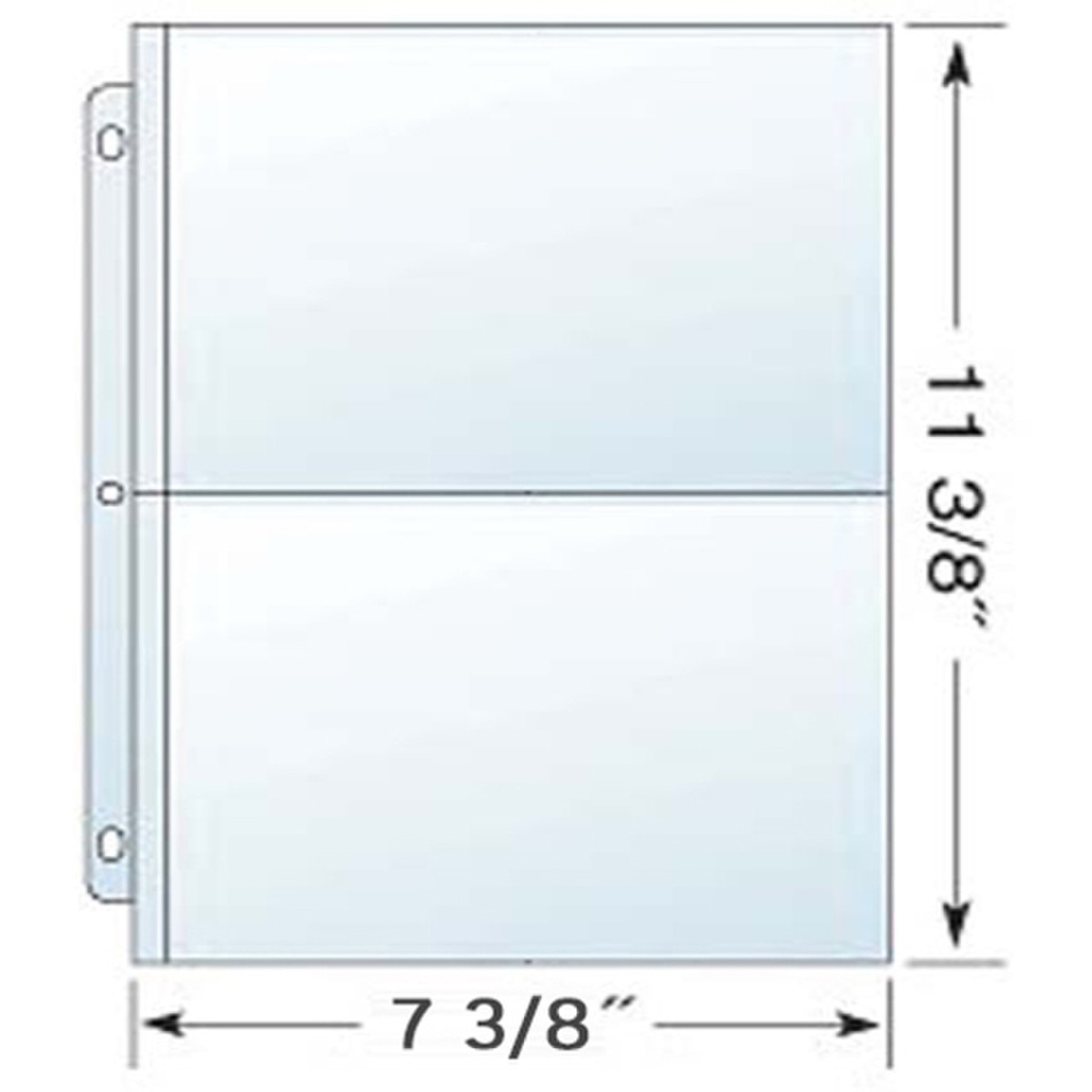 Ultra-PRO� 3 Ring BINDER PAGES - Tw